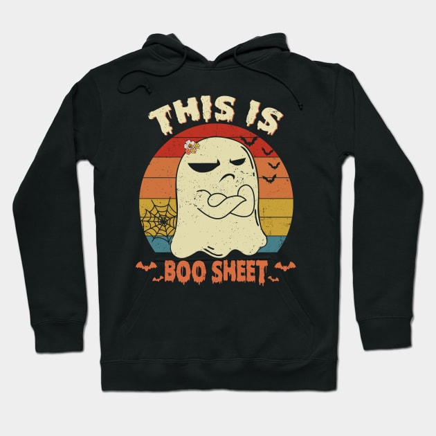 This Is Boo Sheet Ghost Retro Halloween Costume Men Women Shirt Hoodie by WoowyStore